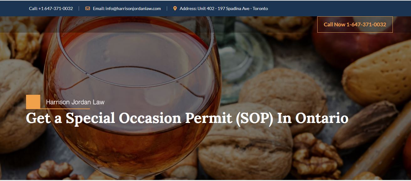 How to Get a Special Occasion Permit (SOP) In Ontario NOVAS SCARMAN